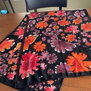 Floral Black Scarf/Wrap by Desigual